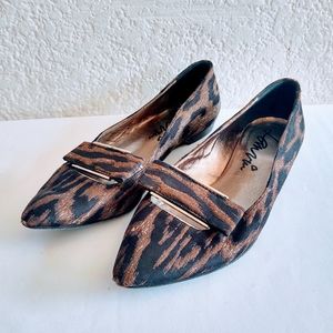 Lanvin Animal Print Flats Size 5.5